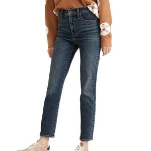 Madewell Indigo High-Rise Crop Jeans SZ 26 NWOT